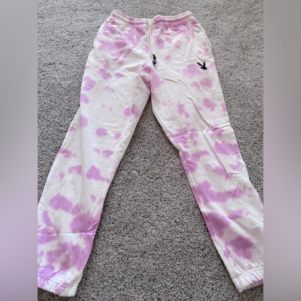 Missguided Pink Tie-Dye Joggers